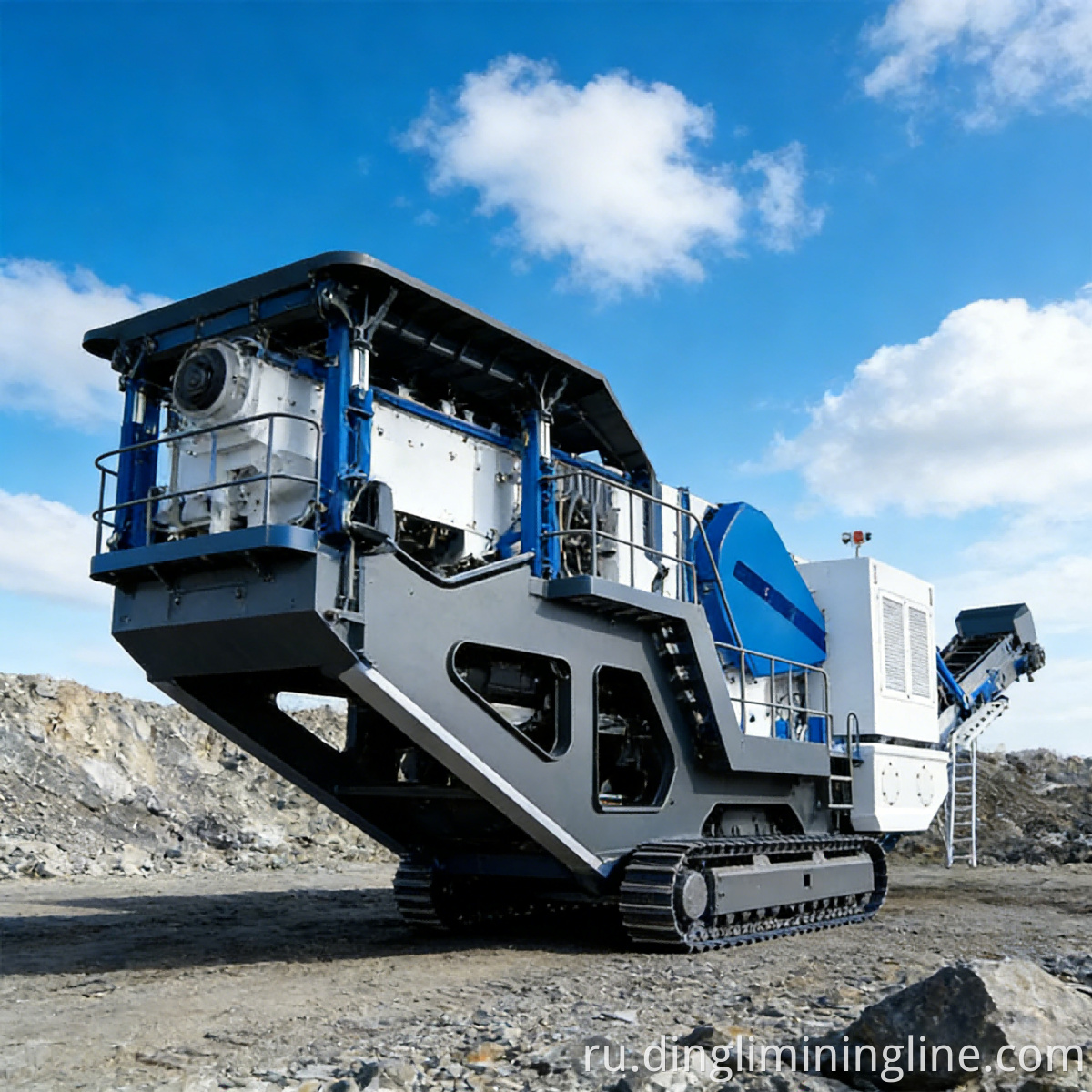 Basalt Jaw Mobile Crusher